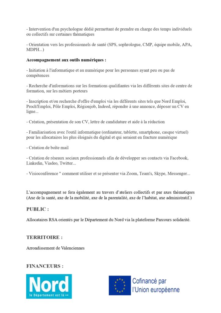 PARI 2026 Parcours d'Accompagnement renforcé vers l'Insertion